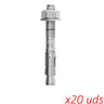 Parabolt 316L M12x90mm Pack 20uni.