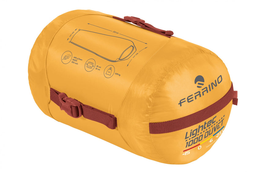 SLEEPINGBAG LIGHTECH 1000 DUVET RDS DOWN
