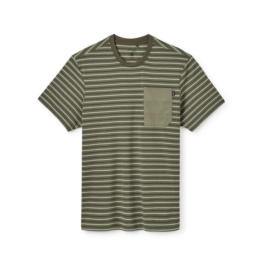 Rivelin Stripe Pocket Tee QCC-35