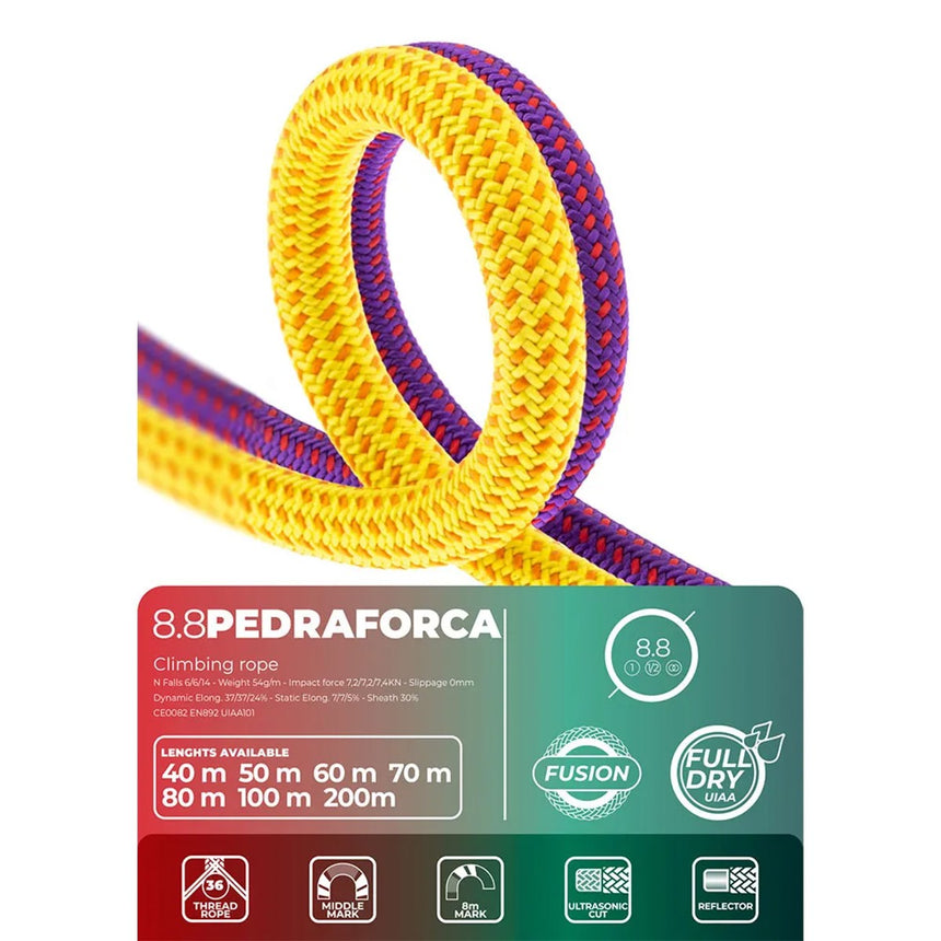 8,8 PEDRAFORCA Yellow, 80m