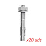 Parabolt 316L M10x70mm Pack 20uni.