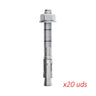 Parabolt 316L M10x90mm Pack 20uni.
