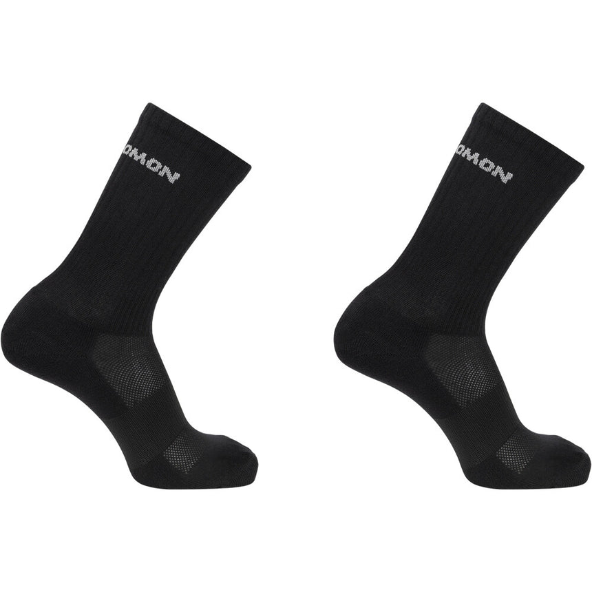 CALCETINES EVASION CREW 2-PACK BLACK/BLA