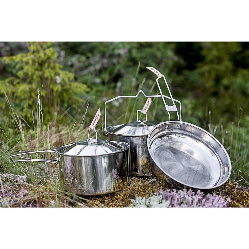 CAMPFIRE COOKSET LARGE BATERIA INOX