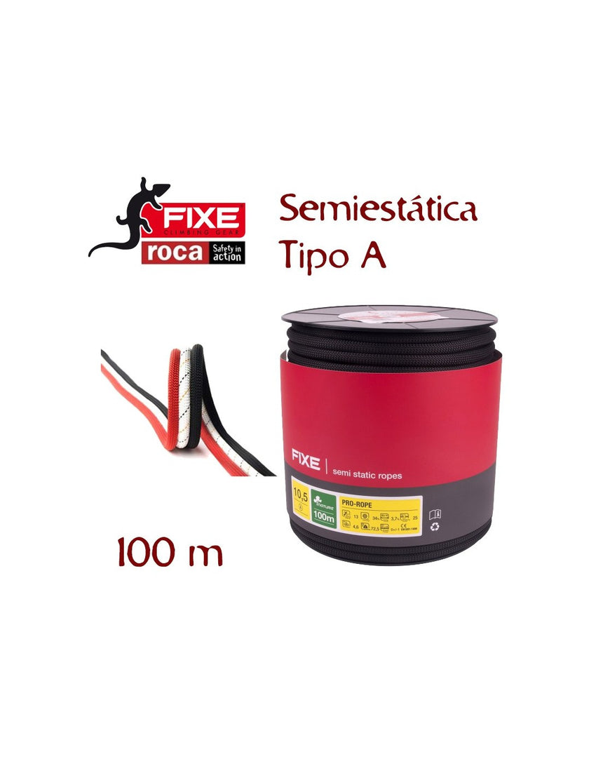 CORDA PRO ROP 10.5mm 100M NEGRA