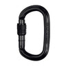 Mosquetón OZONE rosca negro SRK0016BB00